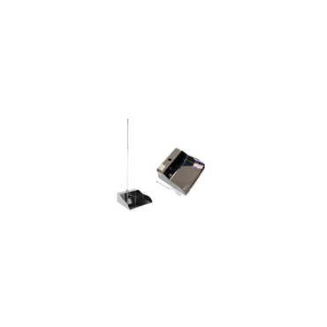 Heavy-duty metal cleaning dustpan with 75cm long handle for home and commercial use – 23.5 x 21.3 x 75 cm